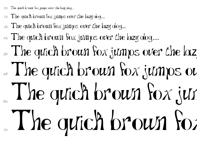Gopnai Droogie font waterfall